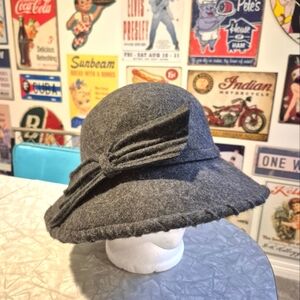 Grey Wool Hat Made In Italy